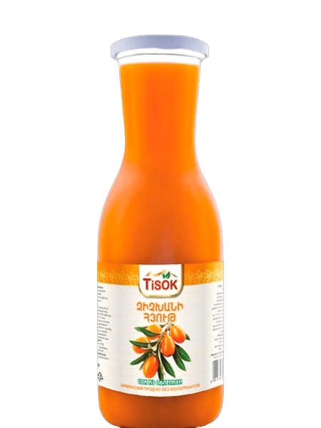 Sea buckthorn juice, 1 L, Tisok